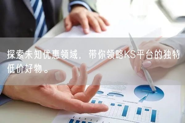 探索未知优惠领域，带你领略KS平台的独特低价好物。