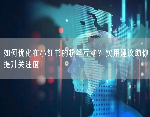 如何优化在小红书的粉丝互动？实用建议助你提升关注度！