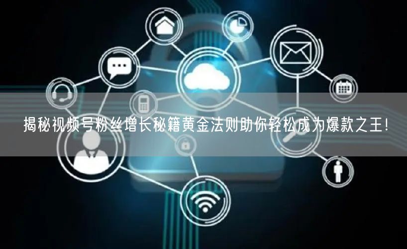 揭秘视频号粉丝增长秘籍黄金法则助你轻松成为爆款之王！