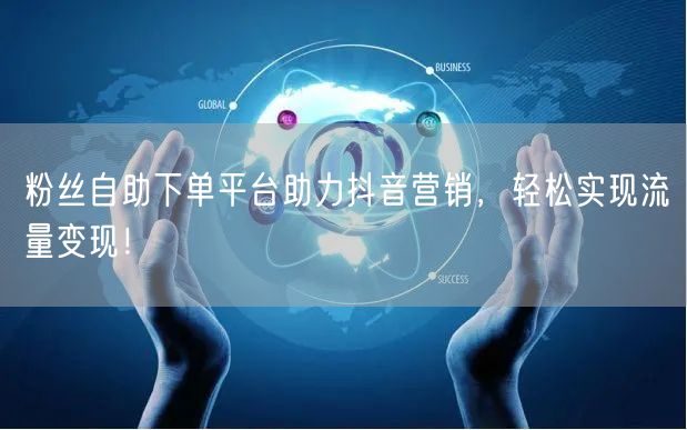 粉丝自助下单平台助力抖音营销，轻松实现流量变现！