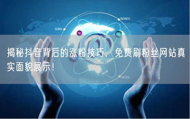 揭秘抖音背后的涨粉技巧，免费刷粉丝网站真实面貌展示！